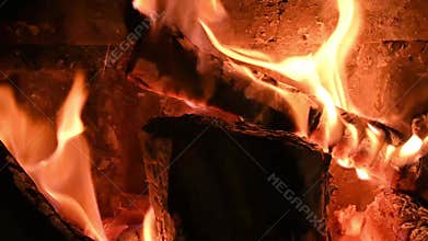 Christmas time by the fire