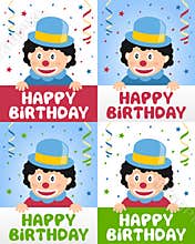 Happy Birthday Little Clown