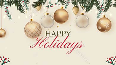 Happy Holidays Jingle Video