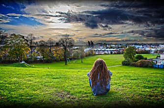 Teenager in foster care