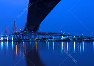 Landscape Industrial of the bridge