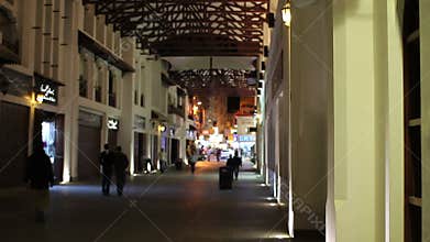 Arabic street market in bahrain