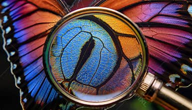 Close up exploration of a vibrant