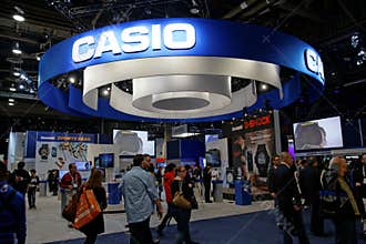 Casio Convention Booth CES 2014