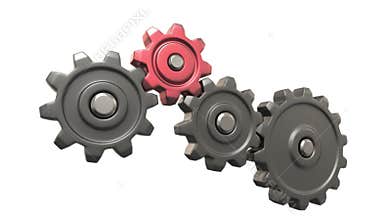 Broken gears system