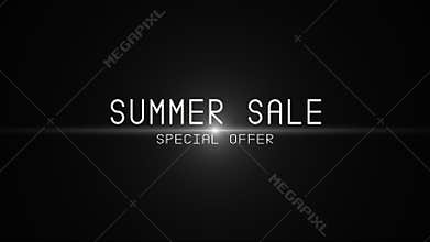 Alpha channel is included. SUMMER SALE. Big discounts (dumping, percentages, purchases, sale). Artistic intro.