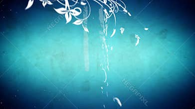 Vector flowers 5 loop