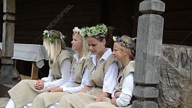Girls traditional clothes