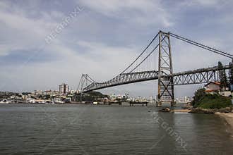 Hercílio Luz Bridge - Florianopolis - SC - Brazil