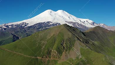 Mount Elbrus in Caucasus mountains