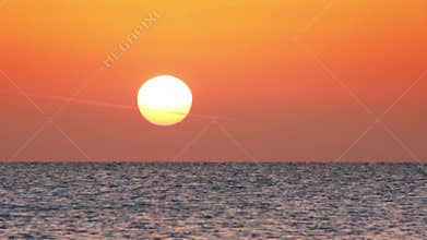 sunrise over sea - timelapse