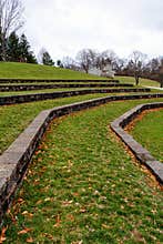 Amphitheatre, Scioto Park in Late Winter, Dublin, Ohio