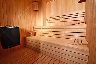 Sauna interior