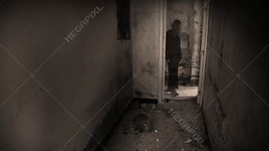 Ghost girl walks inside a house and attacks you at the end