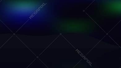A serene night landscape motion background featuring dark silhouetted hills under a starry