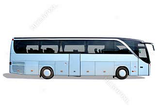 Blue bus