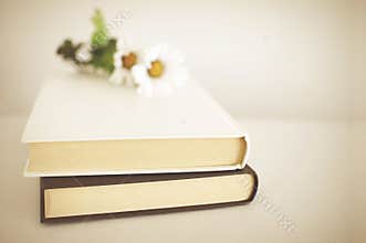 White book adorned