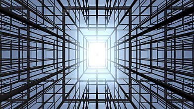 Moving through abstract construction structure