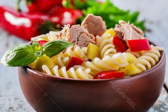Pasta salad with tuna