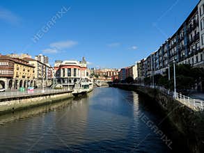 City of Bilbao on a sunny day