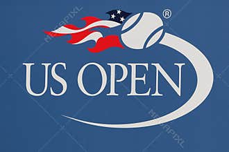US Open logo at Billie Jean King National Tennis Center in New York