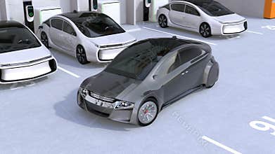 Using smart phone app to parking an autonomous car