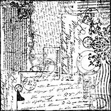 Vintage Text Collage Victorian Background Paper