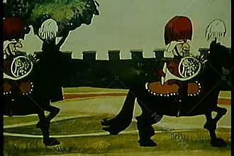 British military band on horseback