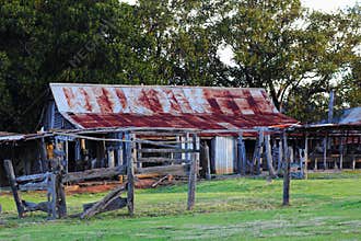 Historic farm building in Australia