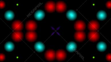 Flicking bokeh kaleidoscope