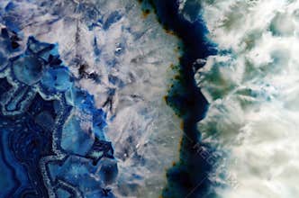 Blue Geode Macro