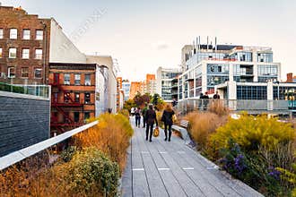 High Line Park in New York City, USA