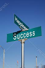 Corner of Happiness and Success