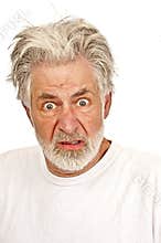 Older Man With Expression of Disgust or Anger