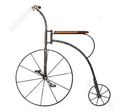 Old fashioned bicycle