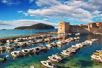 Dubrovnik old town pier