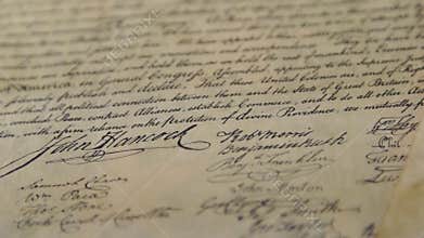 US Constitution with Hand Gun - Right To Keep and Bear Arms