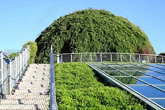 Green dome.