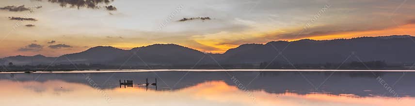 Beautiful atmosphere and sunset