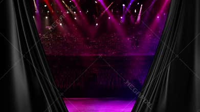 Concert stage color light random