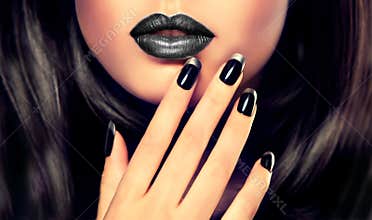 Luxury fashion style, manicure, cosmetics and makeup .