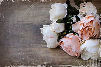 Bunch of Peony flowers