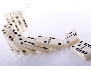 Falling dominos
