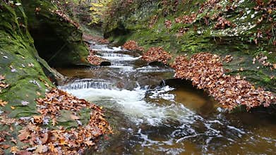 Fall Creek Gorge in Autumn
