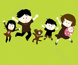 Family Jumping