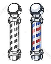 Classic Barber shop Pole