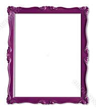 Purple picture frame