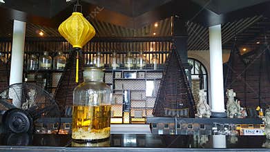 Colonial style bar in Da Nang