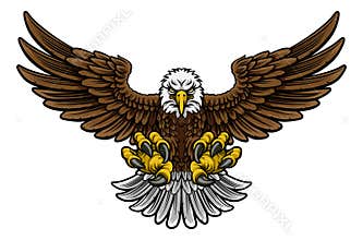 Bald American Eagle Mascot