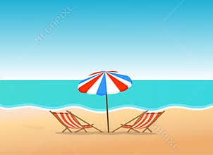 Summer beach